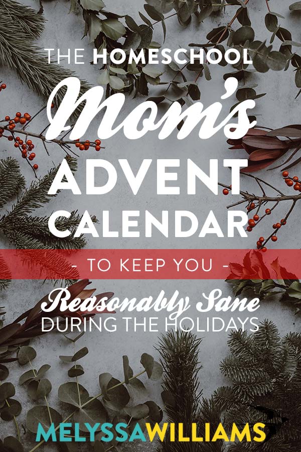 The Homeschool Mom’s Advent Calendar MW