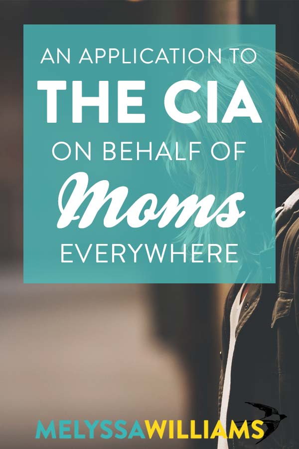 Why Moms Make the Best Spies