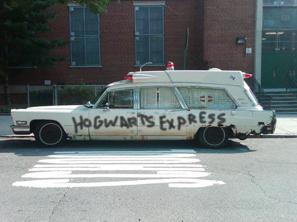 Creepy Hogwarts Express Van