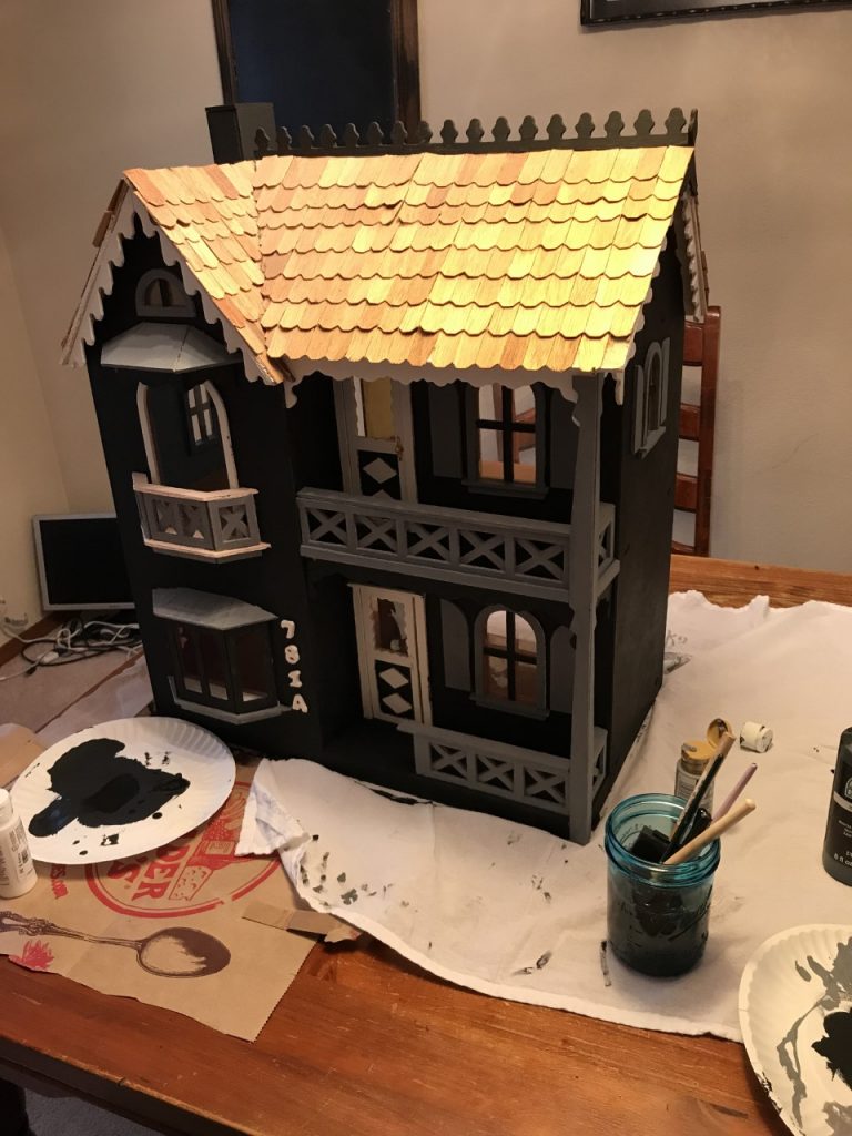 Haunted deals house dollhouse