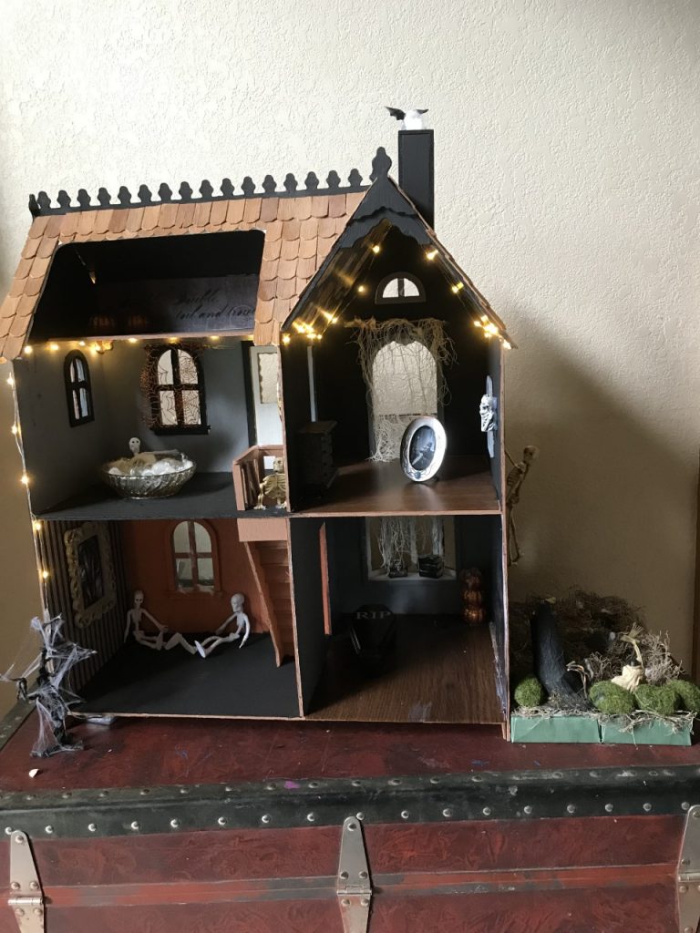 Scary best sale doll house