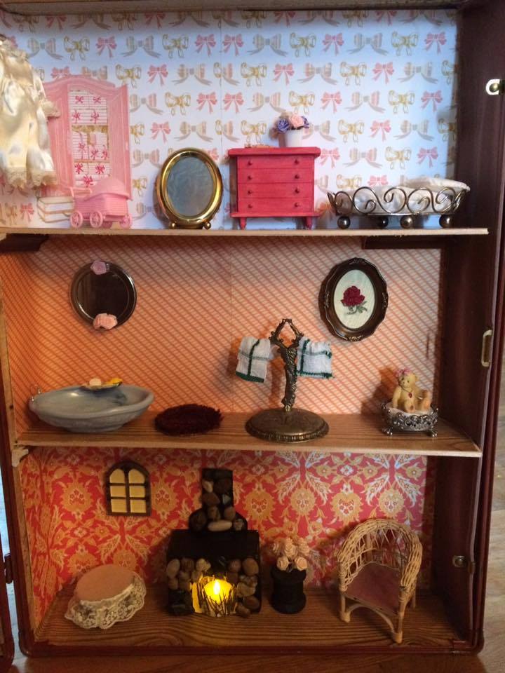 diy suitcase dollhouse