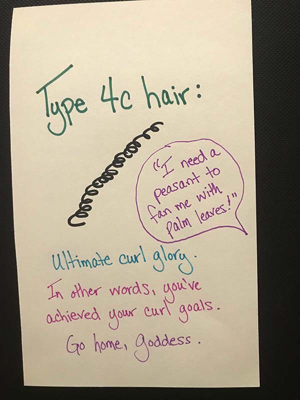 Curly Hair Types Explained: Type 4C Hair