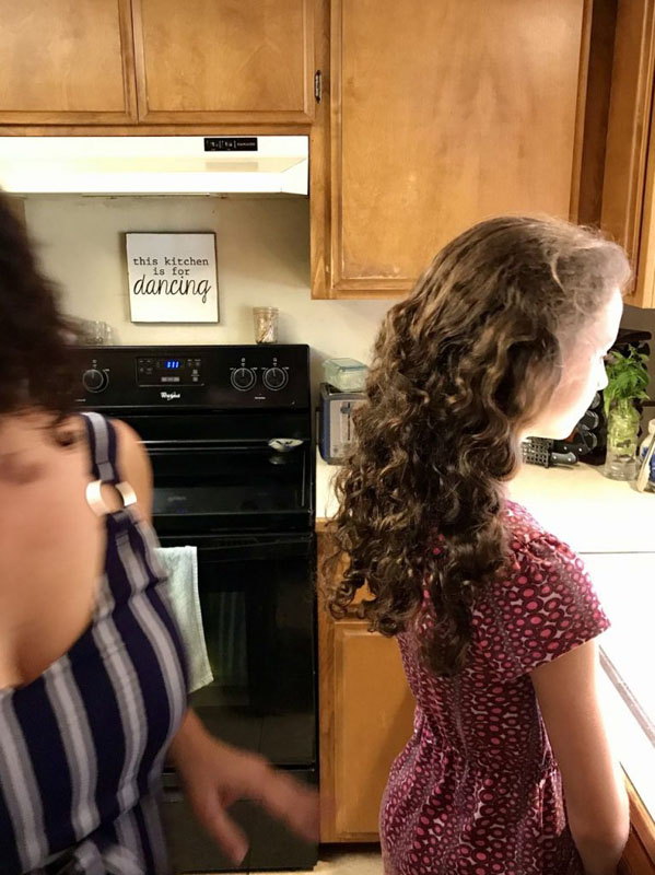 How to Style Your Daughter's Curly Hair (BEFORE)